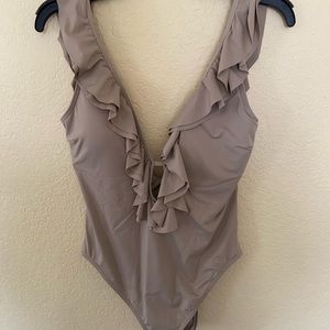 NWT khaki colored Michael Kors bathing suit